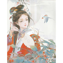 Lade das Bild in den Galerie-Viewer, Geisha - runder runder Diamant - 40x50cm