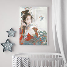 Lade das Bild in den Galerie-Viewer, Geisha - runder runder Diamant - 40x50cm