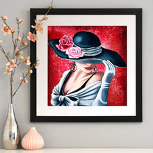 Lade das Bild in den Galerie-Viewer, Schönheit - voller runder Diamant - 30x30cm