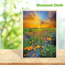 Lade das Bild in den Galerie-Viewer, Blume - voller runder Diamant - 30x40cm