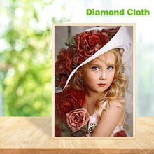 Lade das Bild in den Galerie-Viewer, Mädchen - voller runder Diamant - 30x40cm