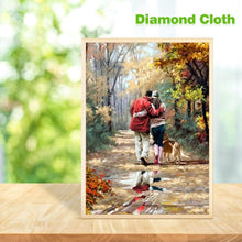 Lade das Bild in den Galerie-Viewer, Paar - voller runder Diamant - 30x40cm