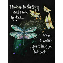 Lade das Bild in den Galerie-Viewer, Libelle - voller runder Diamant - 30x40cm