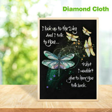 Lade das Bild in den Galerie-Viewer, Libelle - voller runder Diamant - 30x40cm