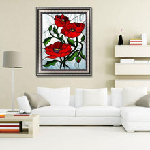 Lade das Bild in den Galerie-Viewer, Blumen - voller runder Diamant - 30x40cm