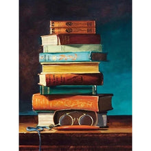 Lade das Bild in den Galerie-Viewer, Bücherregal - voller runder Diamant - 30x40cm