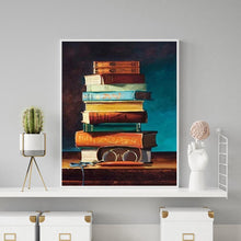 Lade das Bild in den Galerie-Viewer, Bücherregal - voller runder Diamant - 30x40cm