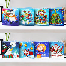 Lade das Bild in den Galerie-Viewer, 8pcs/Set-Christmas-Diamond Grußkarten