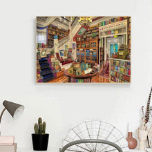 Lade das Bild in den Galerie-Viewer, Bücher - voller runder Diamant - 40x50cm