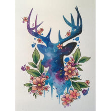 Lade das Bild in den Galerie-Viewer, Elch - runder runder Diamant - 30x40cm