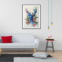 Lade das Bild in den Galerie-Viewer, Elch - runder runder Diamant - 30x40cm