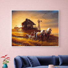 Lade das Bild in den Galerie-Viewer, Dämmerung - volle Diamant-Malerei - 30x40cm