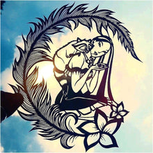 Lade das Bild in den Galerie-Viewer, Fuchs Mädchen - voller runder Diamant - 30x30cm