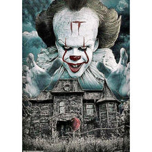 Lade das Bild in den Galerie-Viewer, Clown - voller runder Diamant - 30x40cm