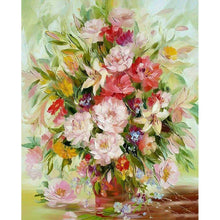 Lade das Bild in den Galerie-Viewer, Blumen - voller runder Diamant - 30x40cm