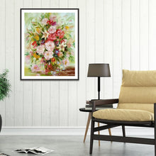 Lade das Bild in den Galerie-Viewer, Blumen - voller runder Diamant - 30x40cm