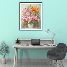 Lade das Bild in den Galerie-Viewer, Blumen - voller runder Diamant - 30x40cm