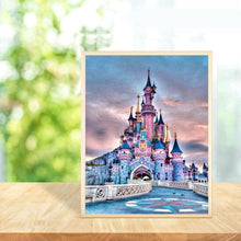 Lade das Bild in den Galerie-Viewer, Schloss - voller runder Diamant - 30x40cm