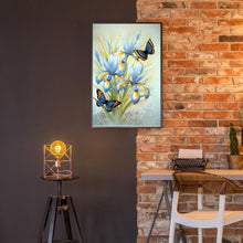 Lade das Bild in den Galerie-Viewer, Schmetterling - voller runder Diamant - 30x40cm