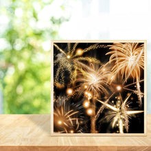 Lade das Bild in den Galerie-Viewer, Feuerwerk - voller runder Diamant - 30x30cm