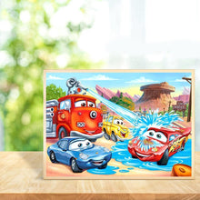 Lade das Bild in den Galerie-Viewer, Autos - voller runder Diamant - 40x30cm