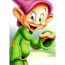 Lade das Bild in den Galerie-Viewer, Zwerg - voller runder Diamant - 40x30cm