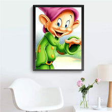 Lade das Bild in den Galerie-Viewer, Zwerg - voller runder Diamant - 40x30cm