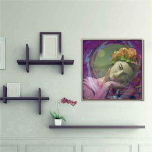 Lade das Bild in den Galerie-Viewer, Schönheit - voller runder Diamant - 30x30cm