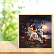 Lade das Bild in den Galerie-Viewer, Schönheit - voller runder Diamant - 30x30cm