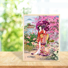 Lade das Bild in den Galerie-Viewer, Geisha - runder runder Diamant - 30x40cm