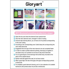 Lade das Bild in den Galerie-Viewer, Gloryart Eule - voller runder Diamant - 30x30cm