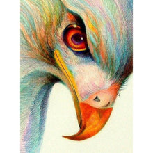 Lade das Bild in den Galerie-Viewer, Adler - voller runder Diamant - 30x40cm