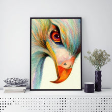 Lade das Bild in den Galerie-Viewer, Adler - voller runder Diamant - 30x40cm