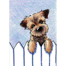 Lade das Bild in den Galerie-Viewer, Hund - voller runder Diamant - 30x40cm