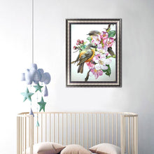 Lade das Bild in den Galerie-Viewer, Vogel - voller runder Diamant - 30x40cm