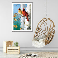 Lade das Bild in den Galerie-Viewer, Vogel - voller runder Diamant - 30x40cm