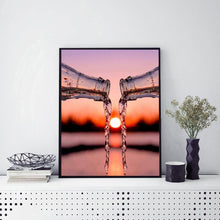 Lade das Bild in den Galerie-Viewer, Flasche - voller runder Diamant - 30x40cm