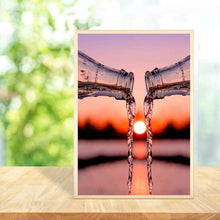 Lade das Bild in den Galerie-Viewer, Flasche - voller runder Diamant - 30x40cm