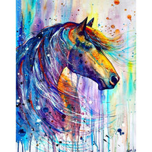 Lade das Bild in den Galerie-Viewer, Pferd - voller runder Diamant - 30x40cm