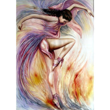 Lade das Bild in den Galerie-Viewer, Mädchen - voller runder Diamant - 30x40cm