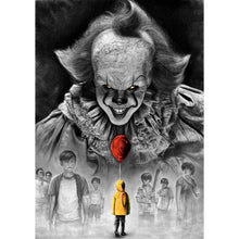 Lade das Bild in den Galerie-Viewer, Clown - voller runder Diamant - 30x40cm