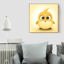 Lade das Bild in den Galerie-Viewer, Vogel - voller runder Diamant - 30x30cm