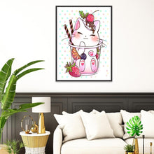 Lade das Bild in den Galerie-Viewer, Katze - voller runder Diamant - 30x40cm