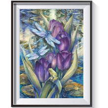 Lade das Bild in den Galerie-Viewer, Blume - volle Diamant-Malerei - 40x30cm
