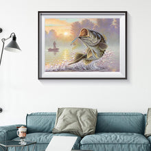 Lade das Bild in den Galerie-Viewer, Fisch - volle Diamant-Malerei - 40x30cm