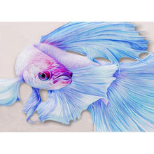 Lade das Bild in den Galerie-Viewer, Fische - volle Diamant-Malerei - 40x30cm