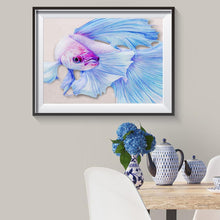 Lade das Bild in den Galerie-Viewer, Fische - volle Diamant-Malerei - 40x30cm