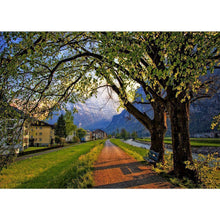 Lade das Bild in den Galerie-Viewer, Landschaft - voller quadratischer Diamant - 40x30cm