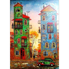 Lade das Bild in den Galerie-Viewer, Haus - voller runder Diamant - 30x40cm