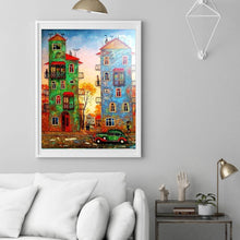 Lade das Bild in den Galerie-Viewer, Haus - voller runder Diamant - 30x40cm